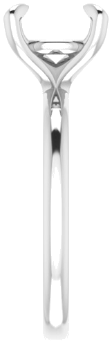 Sužadėtuvių Žiedas „Solitaire“ 585 Baltojo Aukso Round 8.8mm (4)