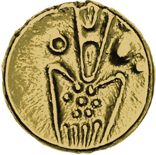 1 Fanam (1639–1785) Indija zelta monēta (1)