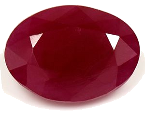 2.92 carat RED Oval Rubinas (1)