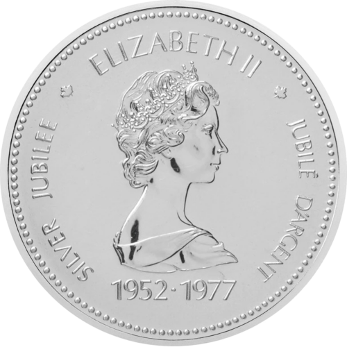 1 dolārs Kanāda Elizabete II sudraba monēta (2)