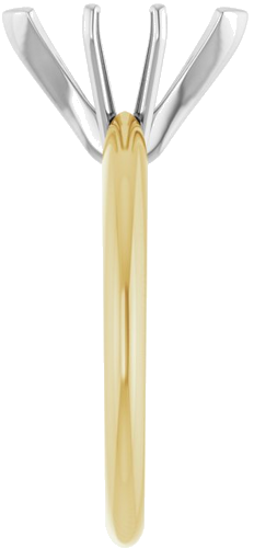 Sužadėtuvių Žiedas „V-End Solitaire“ 585 Baltojo Ir Geltonojo Aukso Marquise 12mm x 5.5mm (4)