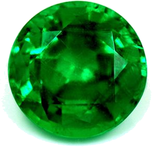 1.99 carat GREEN Round Smaragdas (1)