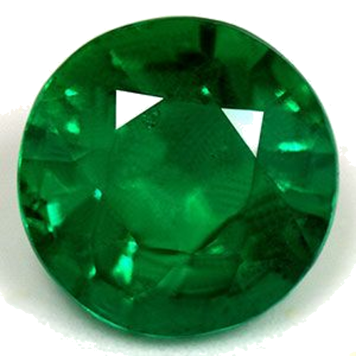 1.78 carat GREEN Round Smaragdas (1)