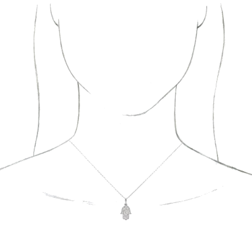 Pakabukas „Hamsa“ 925 Sidabro Round 2mm (3)