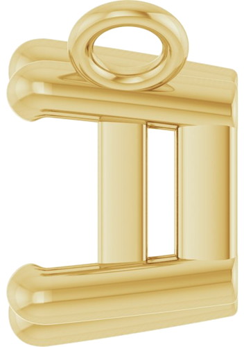 Pakabukas „Emerald 6-Prong“ 585 Geltonojo Aukso Emerald 6mm x 4mm (3)