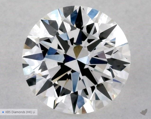 0.57 carat G-VVS2 Excellent cut Natūralus Round Deimantas (1)