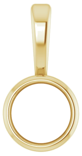 Pakabukas „Bezel-Set Solitaire“ 585 Geltonojo Aukso Round 3.5mm (1)