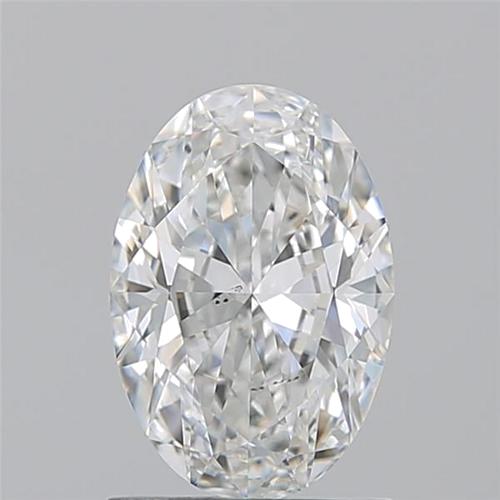 1.21 carat F-SI1 Natūralus Oval Deimantas (1)