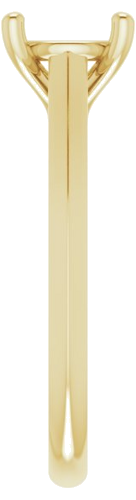 Sužadėtuvių Žiedas „Solitaire“ 585 Geltonojo Aukso Round 7.4mm (4)