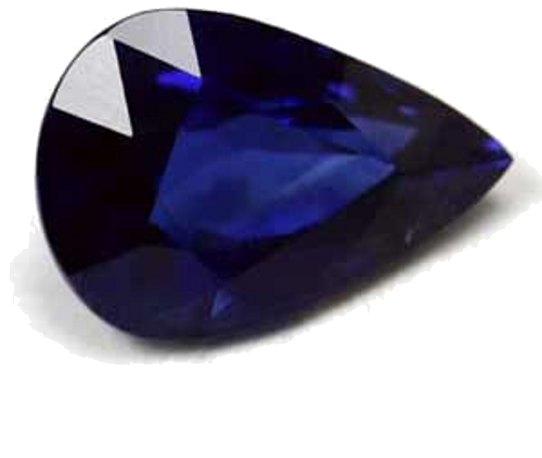 1.25 carat BLUE Pear Safyras (1)