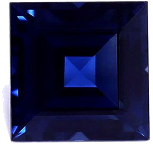 1.03 carat BLUE Square Safyras (1)