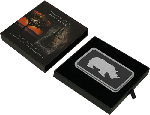 2022 Black Rhino 1 oz Proof Silver Coin in a Box (4)