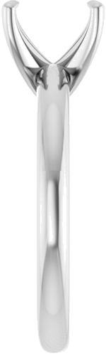 Sužadėtuvių Žiedas „Solitaire“ 585 Baltojo Aukso Emerald 7mm x 5mm (4)