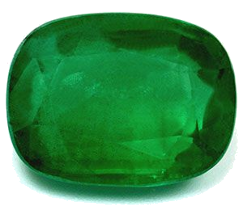 10.41 carat GREEN Cushion Smaragdas (1)