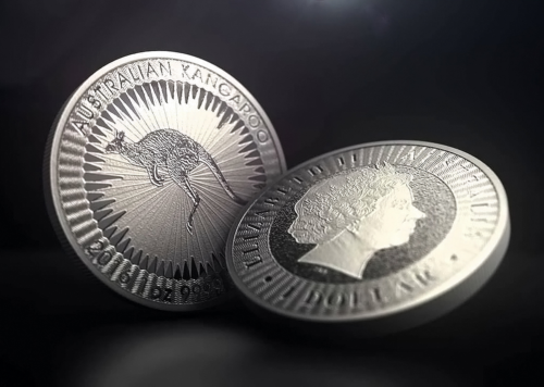 1 oz Austrālijas sudraba monēta — Ķengurs Jauktais gads (4)