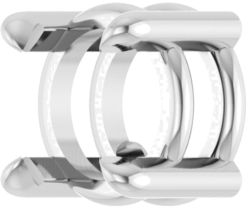 14K White 5.5 mm Round Pendant Mounting (2)