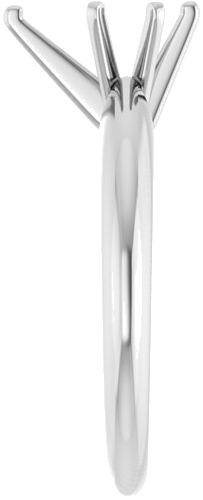 14K White 8.5x5 mm Pear 6-Prong Ring Mounting (4)