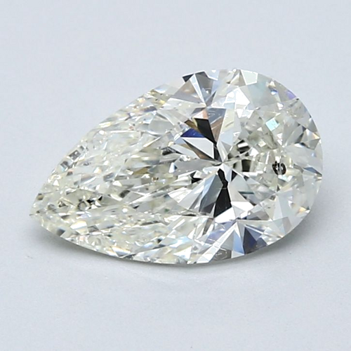 1.9 carat J-SI2 Natūralus Pear Deimantas (1)