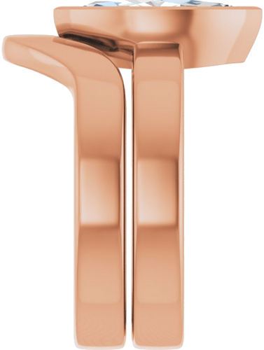 10K Rose 12x6 mm Marquise Solitaire Engagement Ring Mounting (9)