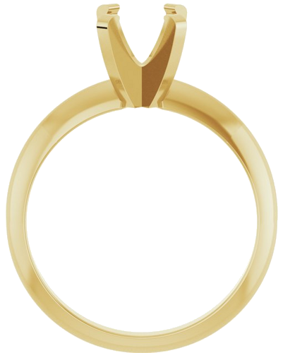 Sužadėtuvių Žiedas „Solitaire“ 585 Geltonojo Aukso Oval 7.7mm x 5.7mm (2)