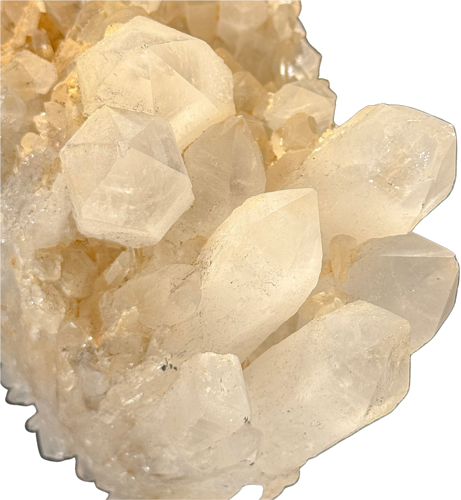 Skaidraus kvarco kristalų matrica, 480 g, Peru (1)
