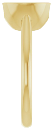 Sužadėtuvių Žiedas „Half Bezel Solitaire“ 585 Geltonojo Aukso Round 9mm (3)