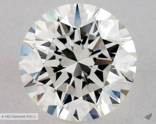 0.55 carat I-VVS2 Excellent cut Natūralus Round Deimantas (1)