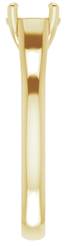 Sužadėtuvių Žiedas „Solitaire“ 585 Geltonojo Aukso Round 6mm (4)