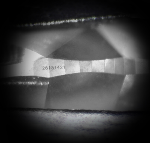 Lupa Deimanto numerio indentifikavimui Inscription Loupe (3)