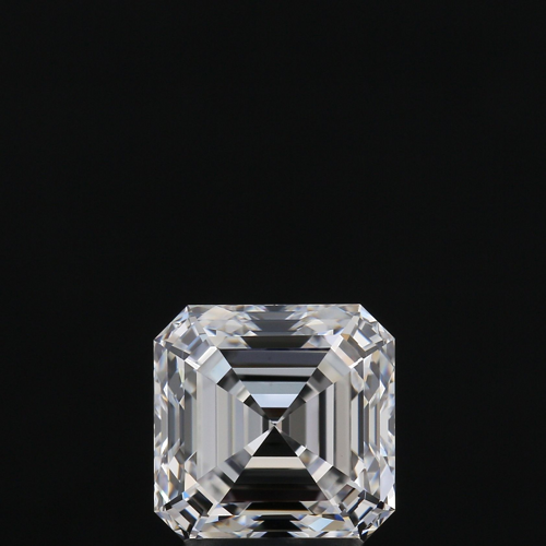 2.4 carat D-VS1 Natūralus Asscher Deimantas (1)