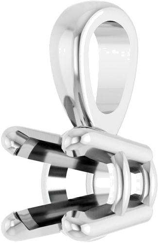 Pakabukas „Solitaire“ 925 Sidabro Round 3.5mm (2)