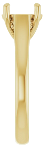 Sužadėtuvių Žiedas „Solitaire“ 585 Geltonojo Aukso Round 8.2mm (4)