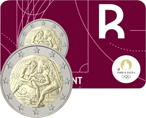 2024 France Paris Olympic Games 2 euro BU coin (1)