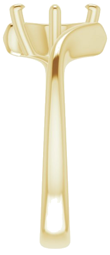 Sužadėtuvių Žiedas „Solitaire“ 585 Geltonojo Aukso Round 7mm (4)