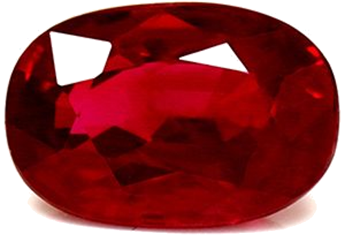 1.0 carat RED Oval Rubinas (1)