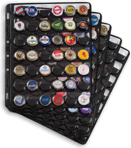 Sheets for bottle caps COMPART 35 (Black base) (1)