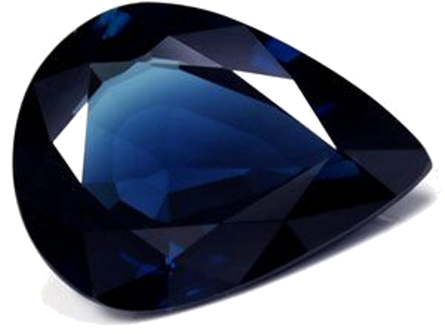4.13 carat BLUE Pear Safyras (1)