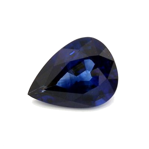 2.34 carat BLUE MODIFIEDBRILLIANTSTEP cut Pear Safyras (1)