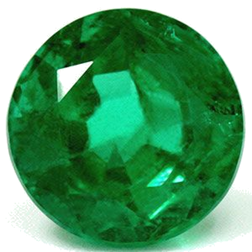 1.66 carat GREEN Round Smaragdas (1)