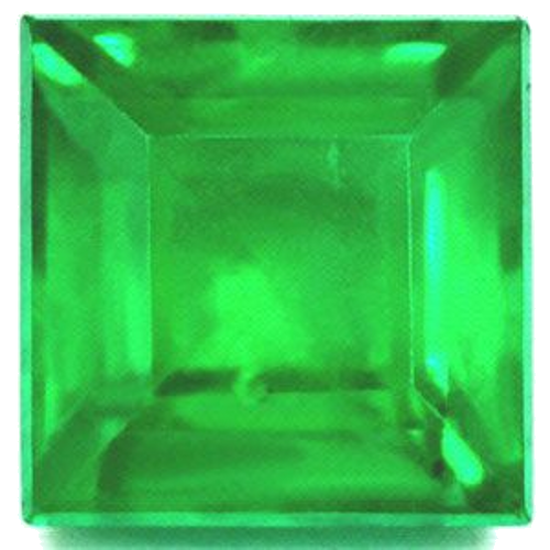 1.27 carat GREEN Square Smaragdas (1)