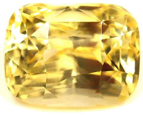 5.96 carat YELLOW Cushion Safyras (1)
