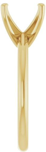 Sužadėtuvių Žiedas „Solitaire“ 417 Geltonojo Aukso Oval 10mm x 8mm (4)