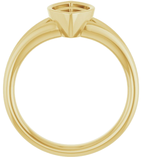 Sužadėtuvių Žiedas „Bezel-Set Solitaire“ 585 Geltonojo Aukso Marquise 12mm x 6mm (2)