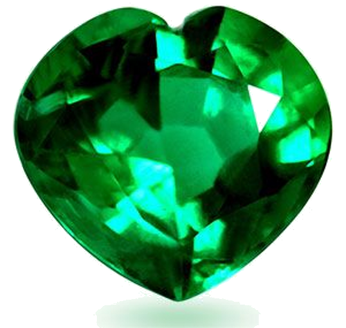 2.22 carat GREEN Heart Smaragdas (1)