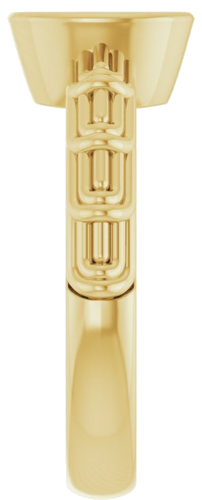 Sužadėtuvių Žiedas „Solitaire“ 585 Geltonojo Aukso Oval 8mm x 6mm (4)