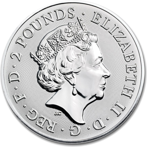 2018 Trafalgaro aikštė Didžioji Britanija 1 oz sidabrinė moneta (2)