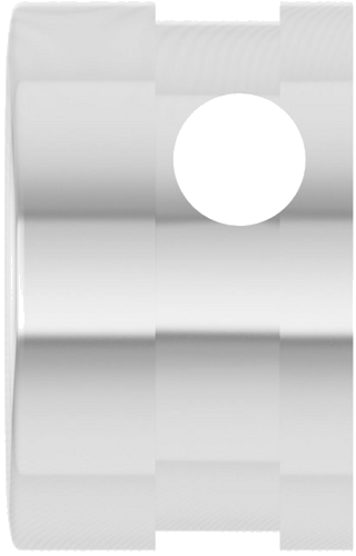 14K White 7.4 mm Round Bezel-Set Slide Pendant Mounting (3)