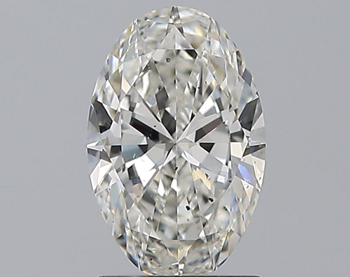 1.5 carat H-SI1 Natūralus Oval Deimantas (1)