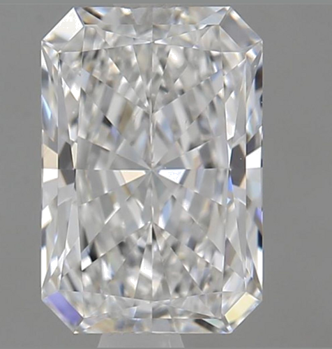 1.01 carat E-VS2 Natūralus Radiant Deimantas (1)