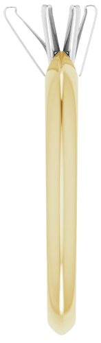 Sužadėtuvių Žiedas „Lightweight Solitaire“ 585 Baltojo Ir Geltonojo Aukso Pear Shape 5.5mm x 3.5mm (4)